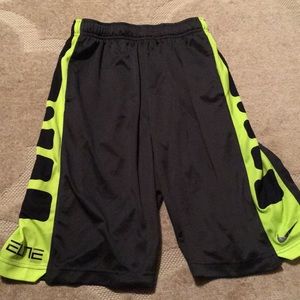 Nike basketball neon yellow grey elite edition